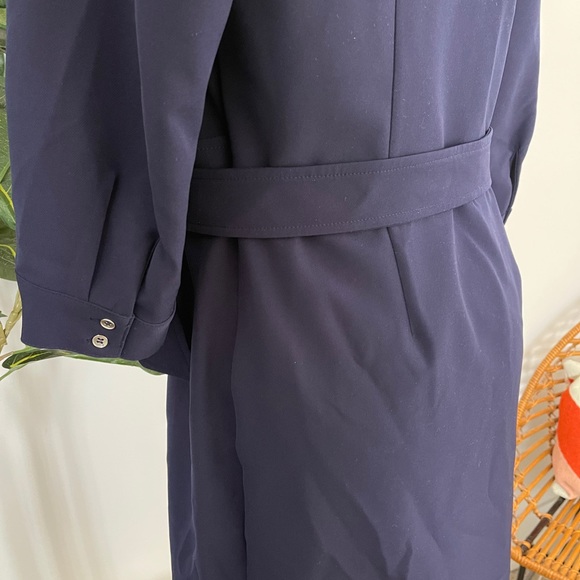 New York & Co Blue Wrap Dress - Picture 6 of 8